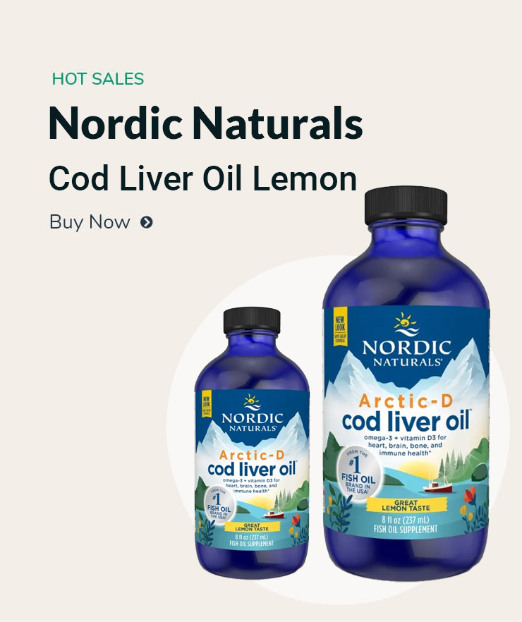Nordic Naturals Arctic-D Cod Liver Oil Lemon 237ml ChemiStop